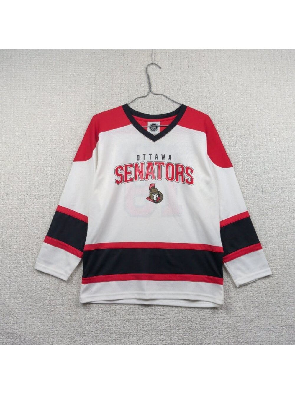Y2K Ottawa Senators x Maska Spezza #19 White Red Jersey NHL Ice Hockey Sz M Read